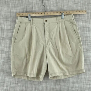 Woolrich Chino Shorts Mens 36 Beige *Flaw* 4223